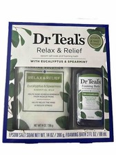 Dr Teal's Epsom Salt Soak and Foaming Bath w/ Eucalyptus  Spearmint BN 