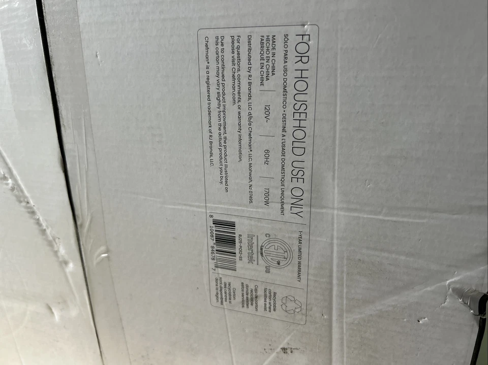 Horno eléctrico interior para pizza Chefman Home Slice calidad restaurante Foto 3 de 4