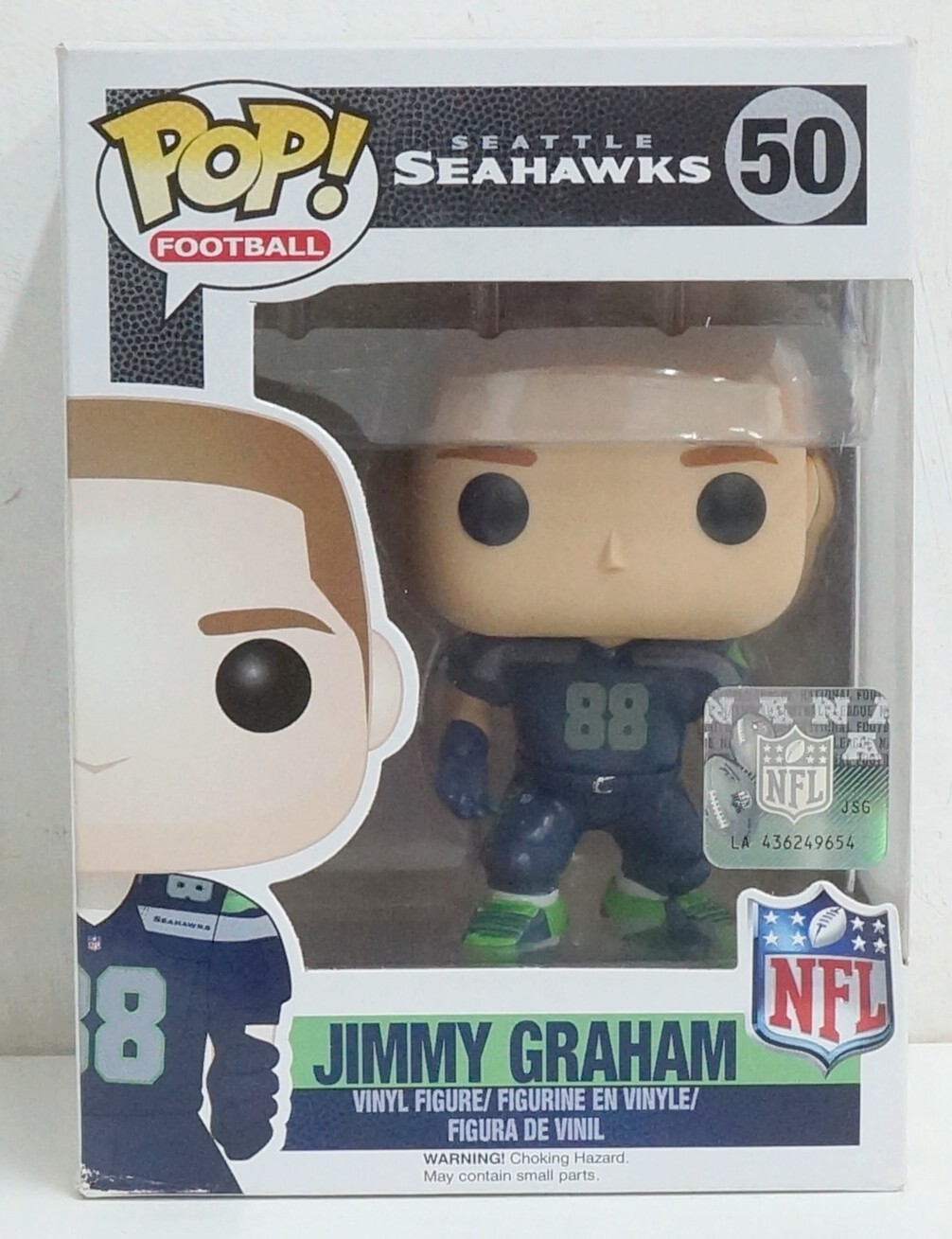 En Oferta Funko Pop! Football Nfl: Jimmy Graham. Seattle Seahawks N. 50. Action Figure ...