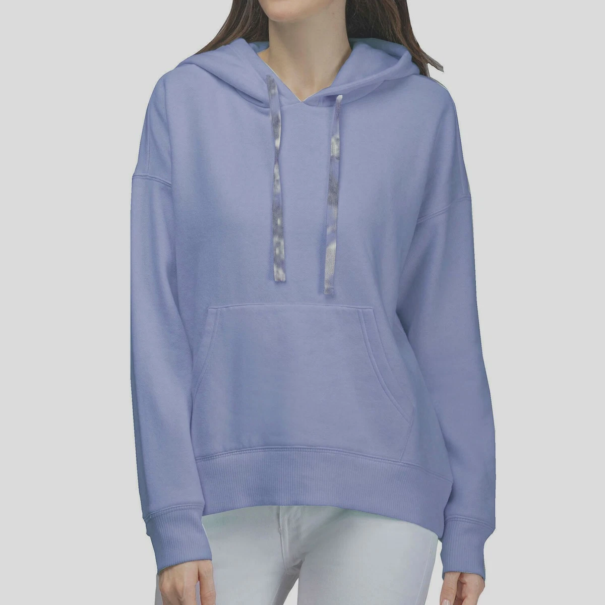 NWT Green Tea Women s Dusty Blue Spring Pullover Hoodie XL eBay