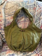 ELLIOTT LUCCA Green Leather Large Tote Bag Pu...