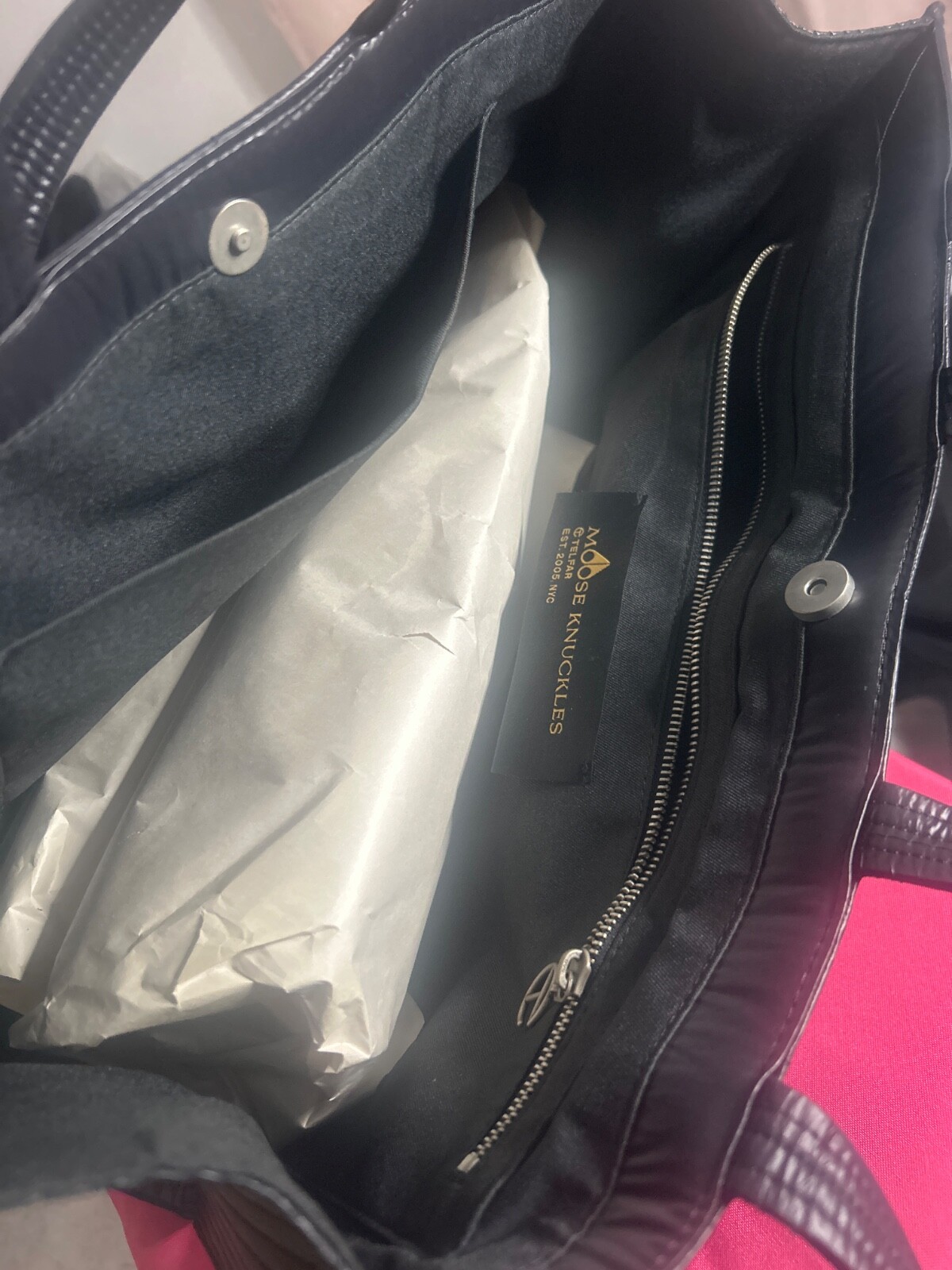 Bravo Housewives Telfar/Moose  Knuckle Exclusive Handbag worn once! image 3