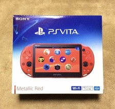 【Unused】Sony PCH-2000 ZA26 Playstation PS Vita Wi-Fi Metallic Red Console