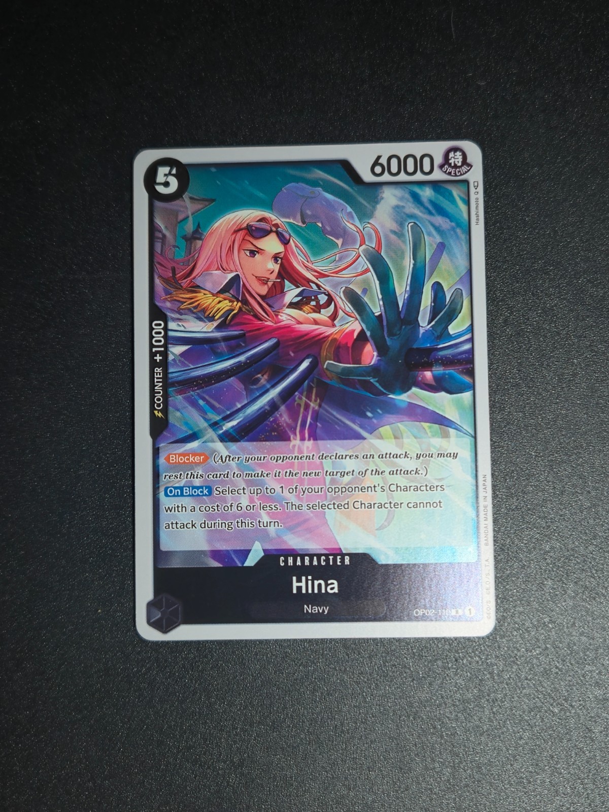 OP02-110 Hina Rare One Piece TCG Card