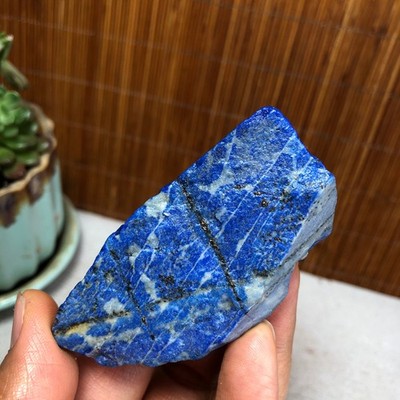 79g Natural lapis lazuli Crystal gemstone Rough Mineral Specimen healing A5498
