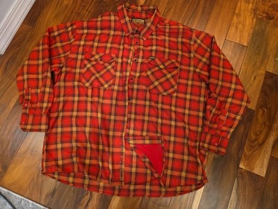 Dixxon Flannel Jarhead  Long Sleeve Pearl Snap 5XL 5X w/ Sticker 