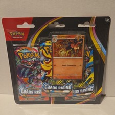 Pokemon TCG ME04 Chaos Rising 3 Pack Blister Charmeleon Sealed New FREE SHIP