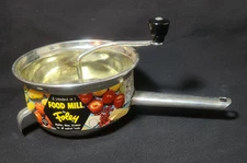Original 2 Qt Stainless Steel Foley Food Mill 101 Canning Applesauce Potatoes