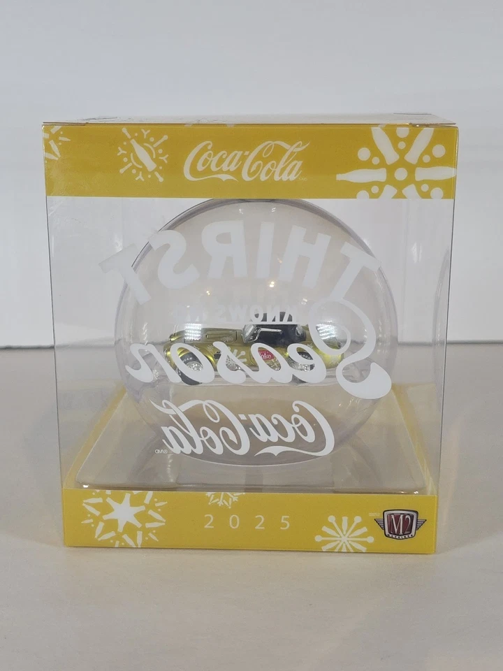 2025 M2 Machines Christmas Ornament Coca Cola 1965 Ford Shelby Cobra - Image 3 of 4