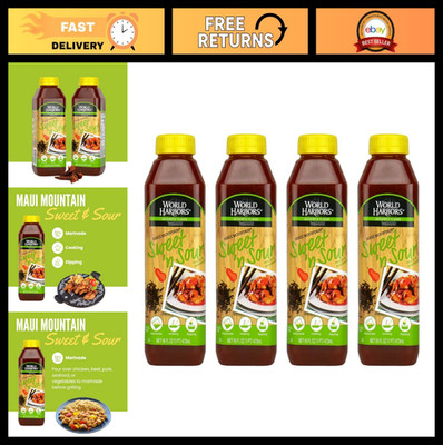 Maui Sweet & Sour Sauce - Hawaiian Style Dipping Sauce for Dumplings, Chicken, M