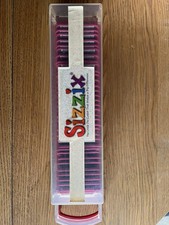 Sizzix Alphabet Number Symbol Die Cast Set In Red With Case