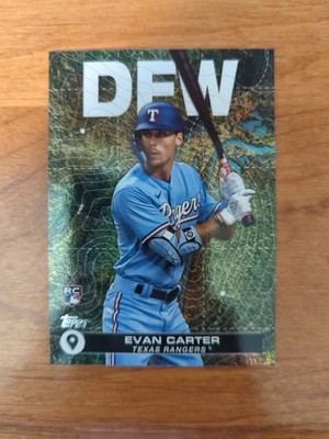 2024 Topps Series 2 Evan Carter DFW City Insert RC #CTC-16 - Texas Rangers