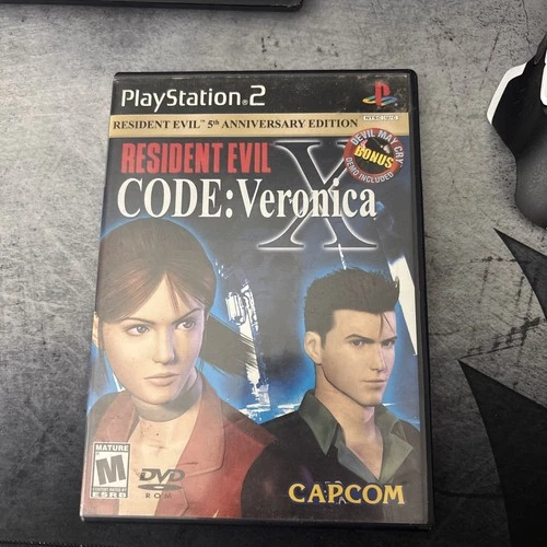 Resident Evil Code Veronica X 5th Anniversary Edition PlayStation PS2 w/Demo CIB