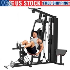 Exercise Equipment, Multifunctional Workout Equipment with Leg Press, Home Gym