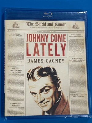 JOHNNY COME LATELY (1943) Blu-ray Disc, 2014 Olive Films James Cagney Brand New