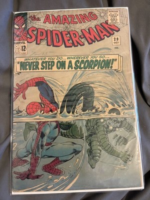 AMAZING SPIDER-MAN #29 2ND  APPEARANCE OF SCORPION GREAT COVER!!