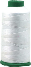 Bonded Nylon Thread White Heavy Duty Sewing Threads - 1500 Yds Size 69 210D T70