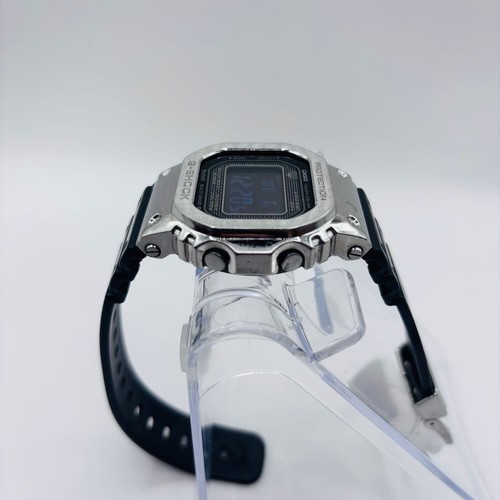 Orologio solare Casio G-Shock GMW-B5000-1JF FULL METAL SERIE 5000 argento nero JPN - Foto 6 di 15