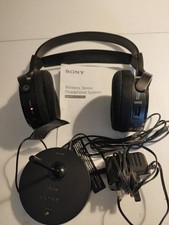 Sony MDR-RF811R Wireless RF Headphones + Transmitter Excellent Working Cond.