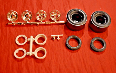 MPC Wild Willie Borch Altered Rod Wheels and Goodyear Tires 1/25
