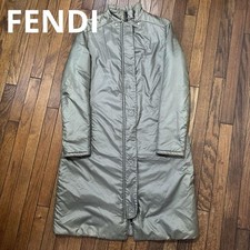 FENDI Coat 44 Width 20.86" Length 40.55" Auth Women