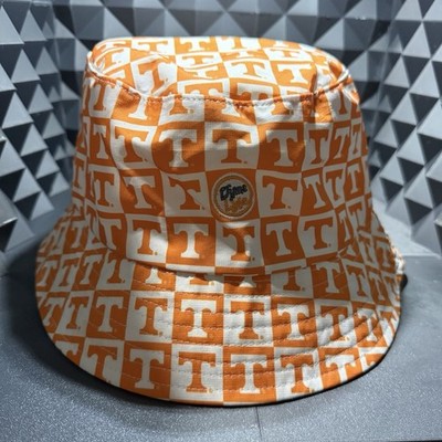 Dyme Life Tennessee Volunteers Bucket Hat Orange White T Pattern Unisex Game Day