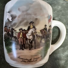 5 Vintage USA Revolutionary War scene Coffee ...