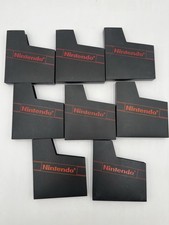 Lot of 8 Authentic Nintendo NES Cartridge Dust Covers, Red Logo