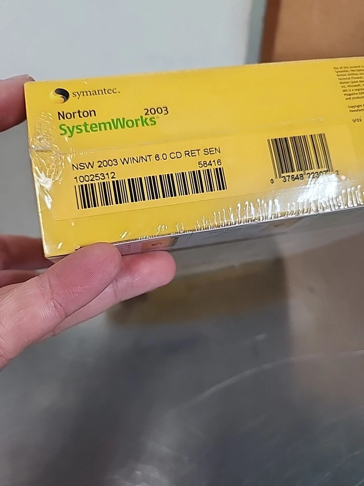 SEALED Norton System Works 2003 Windows CD-ROM 6.0 - Image 2 of 2