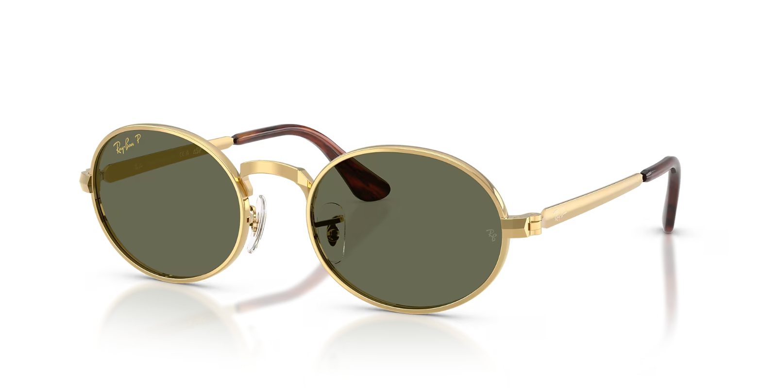 Ray Ban Sunglasses RB3931  001/58  GOLD/DARK GREY POLARIZED LENS 54MM