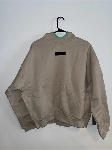 Felpa con cappuccio Essentials Fear Of God "Seal" con polsino Tiffany nuova con etichetta taglia Large