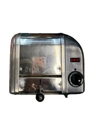 Dualit Stainless 2 Slice Toaster Used Works Chrome 2SLUS 20293
