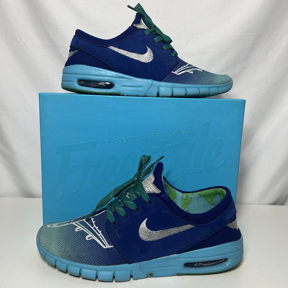 Nike Stefan Janoski Max L Blue for Sale | Authenticity Guaranteed