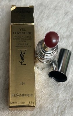 YSL Loveshine High Shine Caring Lipstick*154 LOVE BERRY*Full Size 3.2g New W/Box