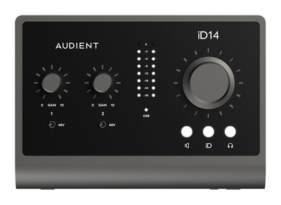 Audient iD14 MKII Audio-Interface USB 3.0 Audio Studio Mikrofon Audiointerface