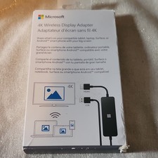 Microsoft 4K Wireless Display Adapter UTH-00001 HDMI USB Wi-Fi Black