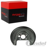 Metzger Spritzblech Bremsscheibe Hinterachse Rechts Passend FÜR Audi A3 TT Seat