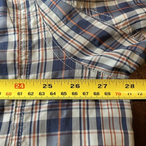 Duluth Trading Co. 2XL Tall kariertes kurzärmliges geknöpftes Herrenhemd - Bild 5 von 6