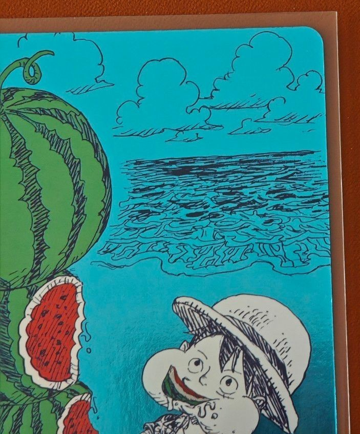 ONE PIECE METAKIRA LUFFY CARD RARE JAPAN SIGN SUMMER COMIC FAIR