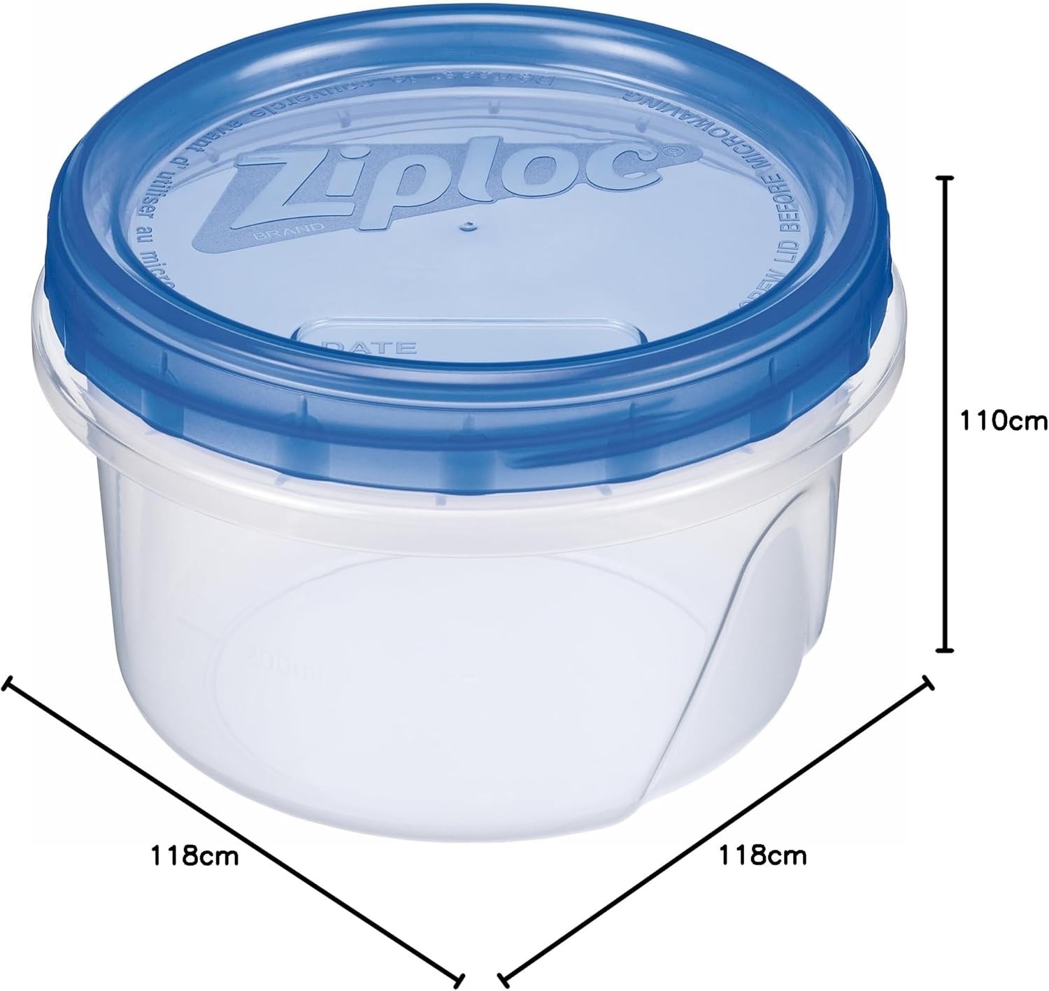 Ziploc Screw Lock 473ml 2-pack x 4 Set Microwave Safe From Japan