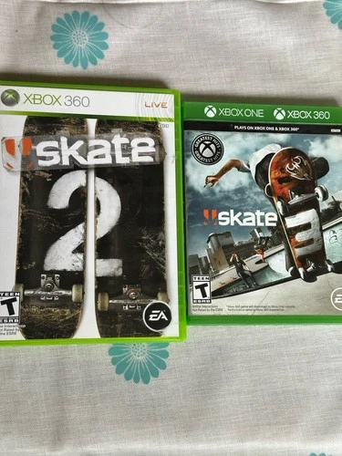 Skate 2 CIB & Skate 3 Xbox 360/Xbox One