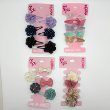 Claire s Girls Hair Clips Hair Ties Bundle Mixed Lot
