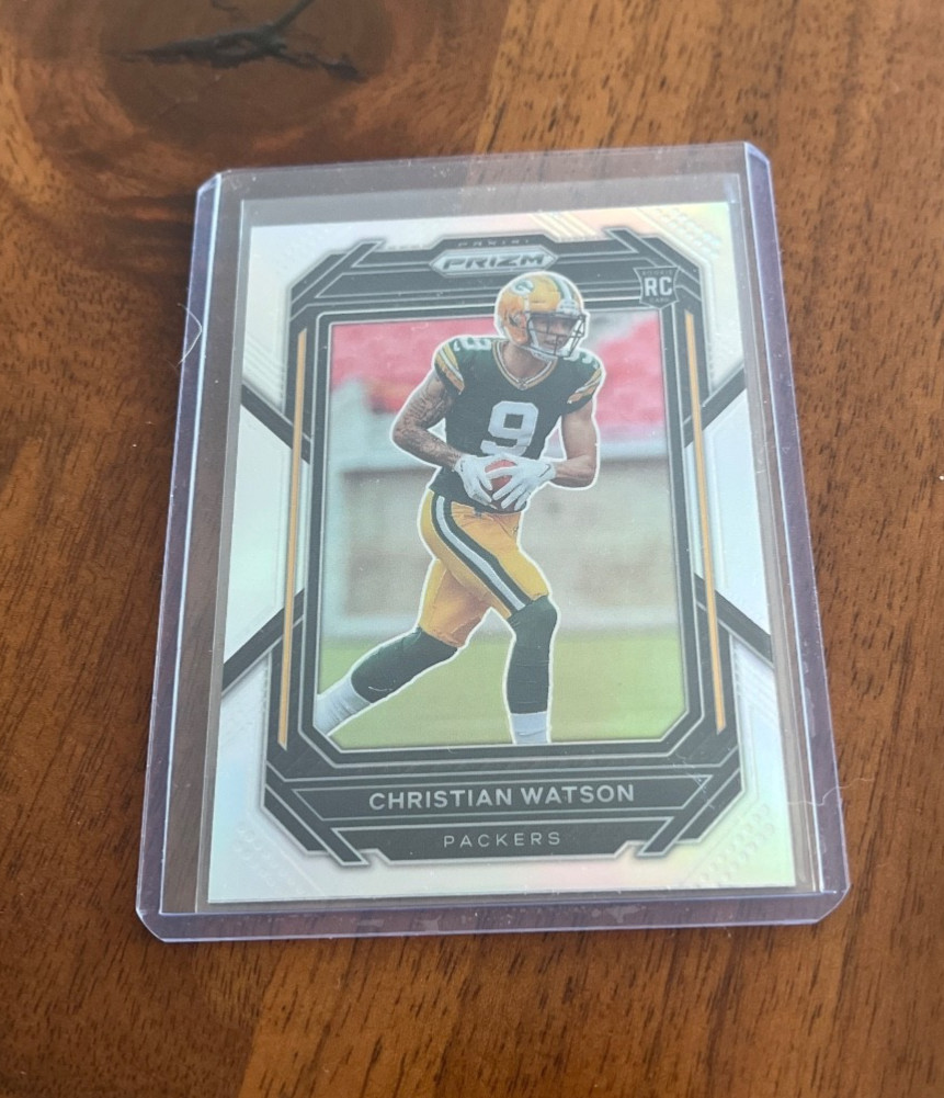 2022 Panini Prizm - Rookies Christian Watson #314 Silver Prizm (RC)