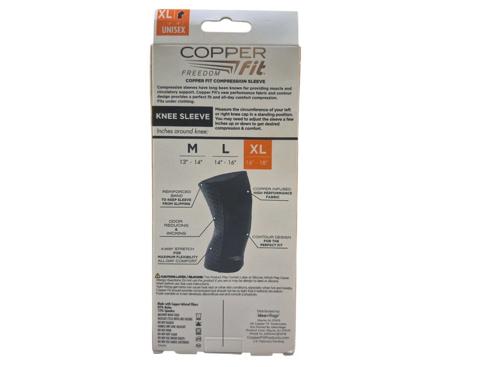 Manga de compresión unisex XL con infusión de cobre Freedom de ajuste de cobre Foto 2 de 2