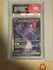 Team Rockets Mewtwo EX 231/182 Ace 10 Perfect Subgrades  