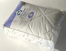 Sealy Cool Comfort Crib / Toddler Bed Mattress Pad 100% Waterproof 52 x 28