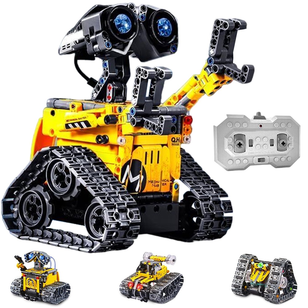 Ferngesteuerter Roboter Bausatz 4in1 Kinder Technik App-Steuerung Lernspielzeug
