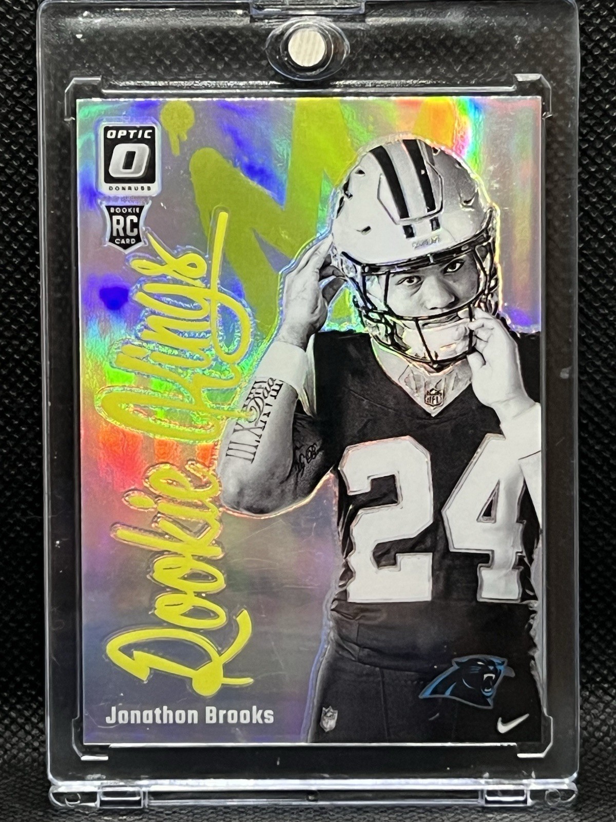 2024 Panini DonRuss Optic Jonathon Brooks Rookie Kings SSP Case Hit #10 Panthers