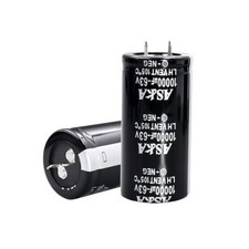 2Pcs Snap in Aluminum Electrolytic Capacitor 30x60mm 1.2  63V 10000UF