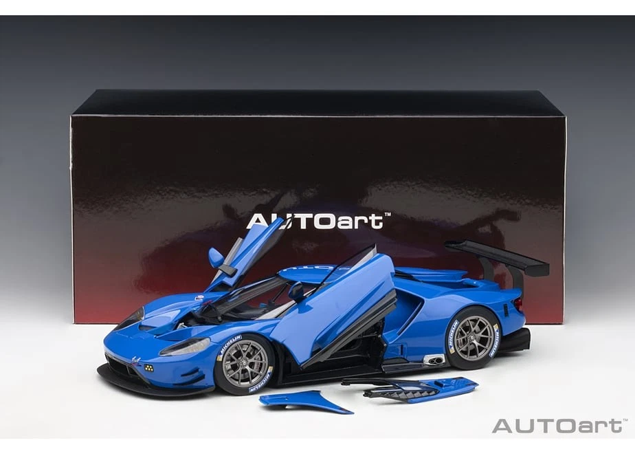 AUTOart 81812 Ford GT Le Mans Plain Color Version Lightning Blue 1